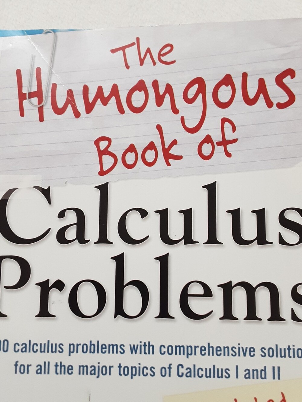 Calculus Help Book - Picture 2 of 16